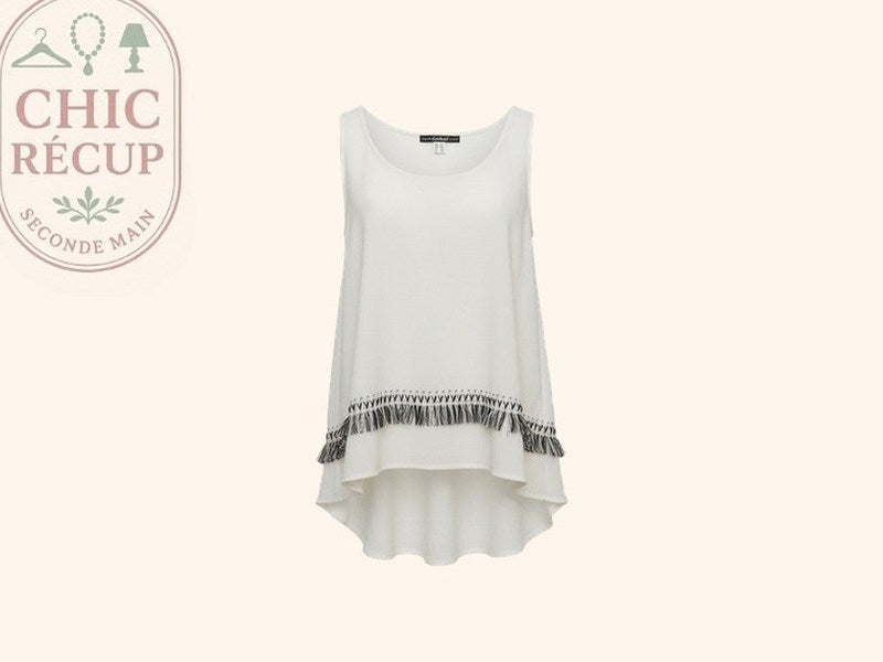Debardeur Casual Collection - M - Blanc - Qubur-52