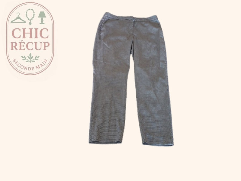 Tailleur pantalon H&m - 42 - Gris - Motif pied-de-poule
