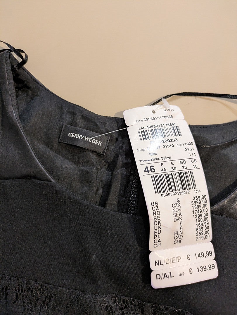 Robe Chic Gerry Weber - 46 - Noir - Labag-160
