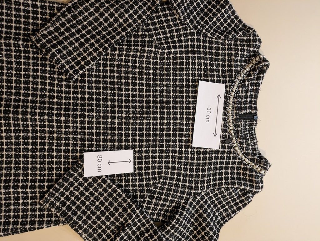 Robe Casual Mango - Xs - Noir, Blanc - Olaga-08