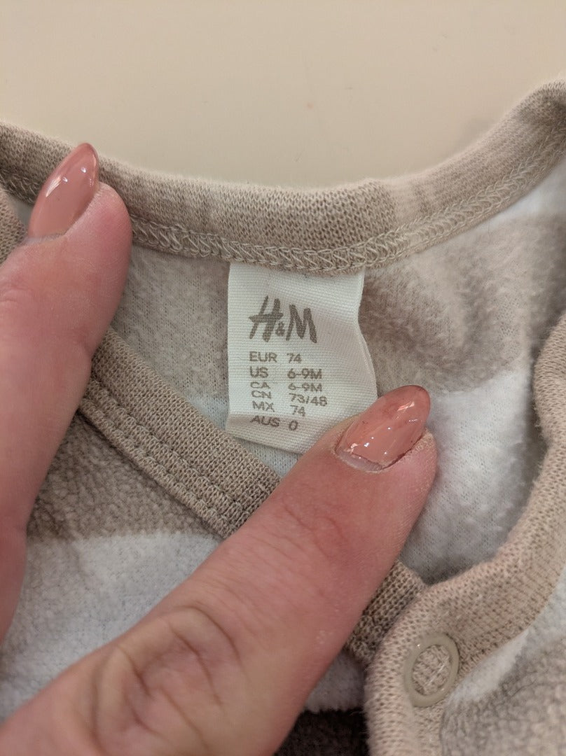 Lot De Vêtements H&m - 6-9 Mois / 68 Cm - Gris - Erbul-45