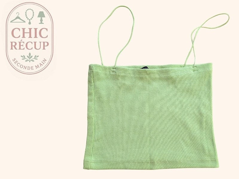 Tops Court Zara - S - Vert - Shbad-20