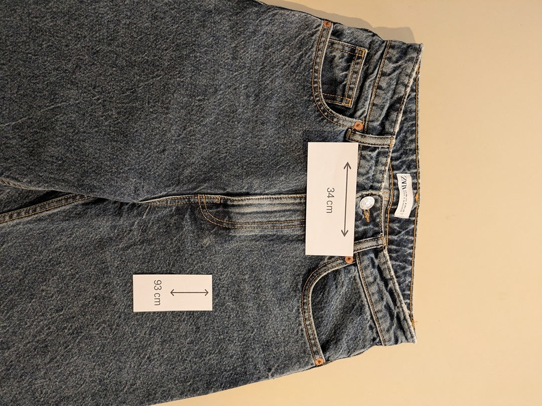 Jeans Skinny Zara - 36 - Bleu - Ancuv-2