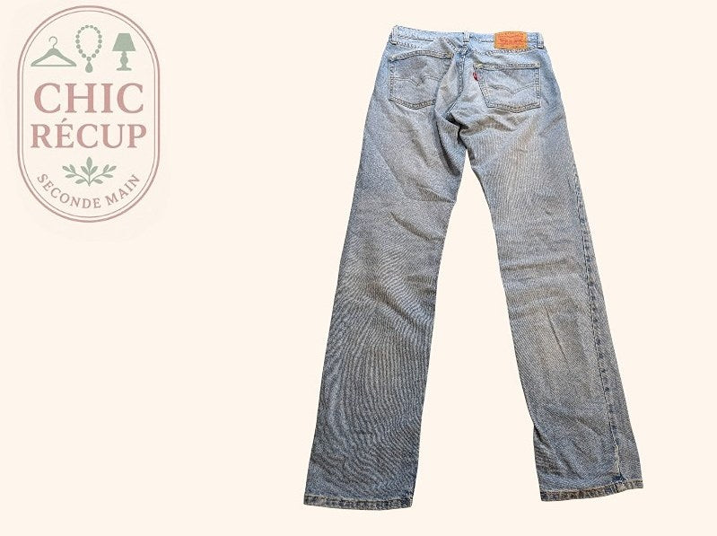 Jeans Coupe Droite Levi's - M - Bleu Clair - Grdec-16