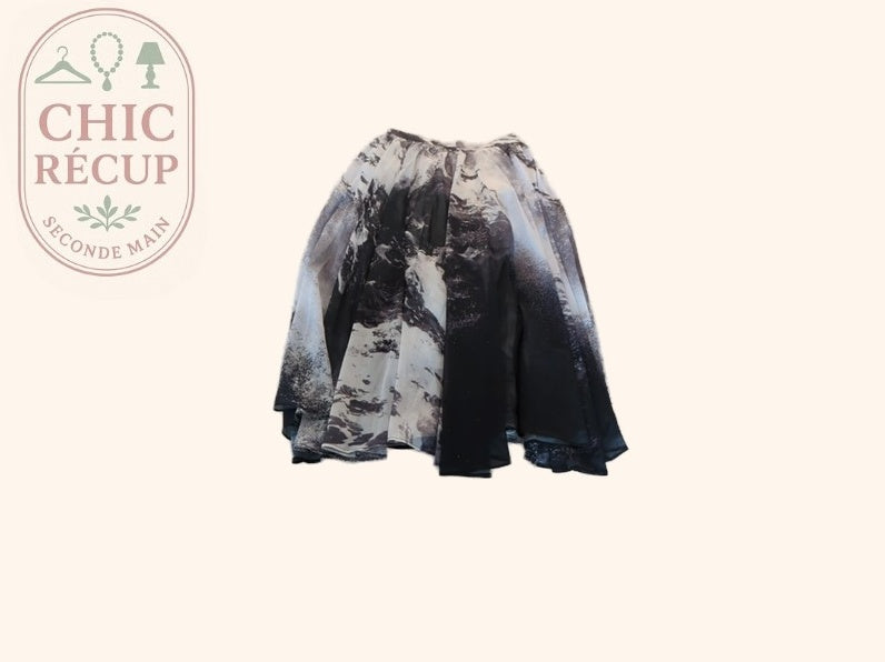 Jupe Midi - S.deer - S - Noir - Sthas-25
