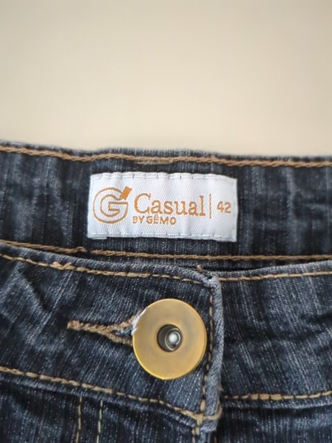 Jean droit Gémo - 42 - Bleu - Casual