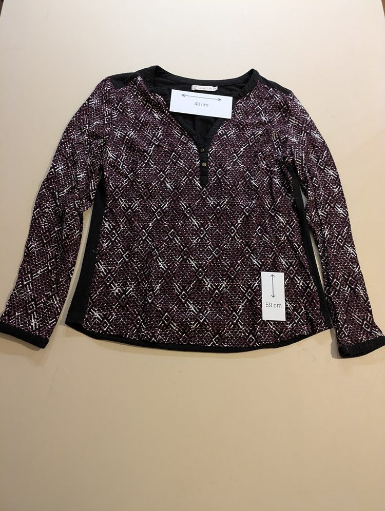 Blouse Gémo - S - Noir - Qubur-77