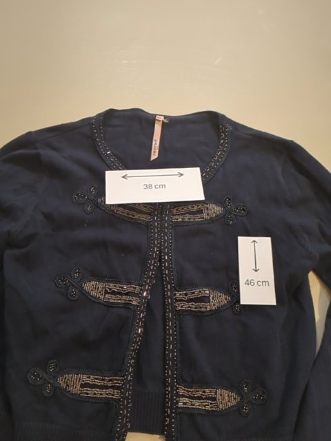 Cardigan - Sweewë - S - Noir - Fregl-08