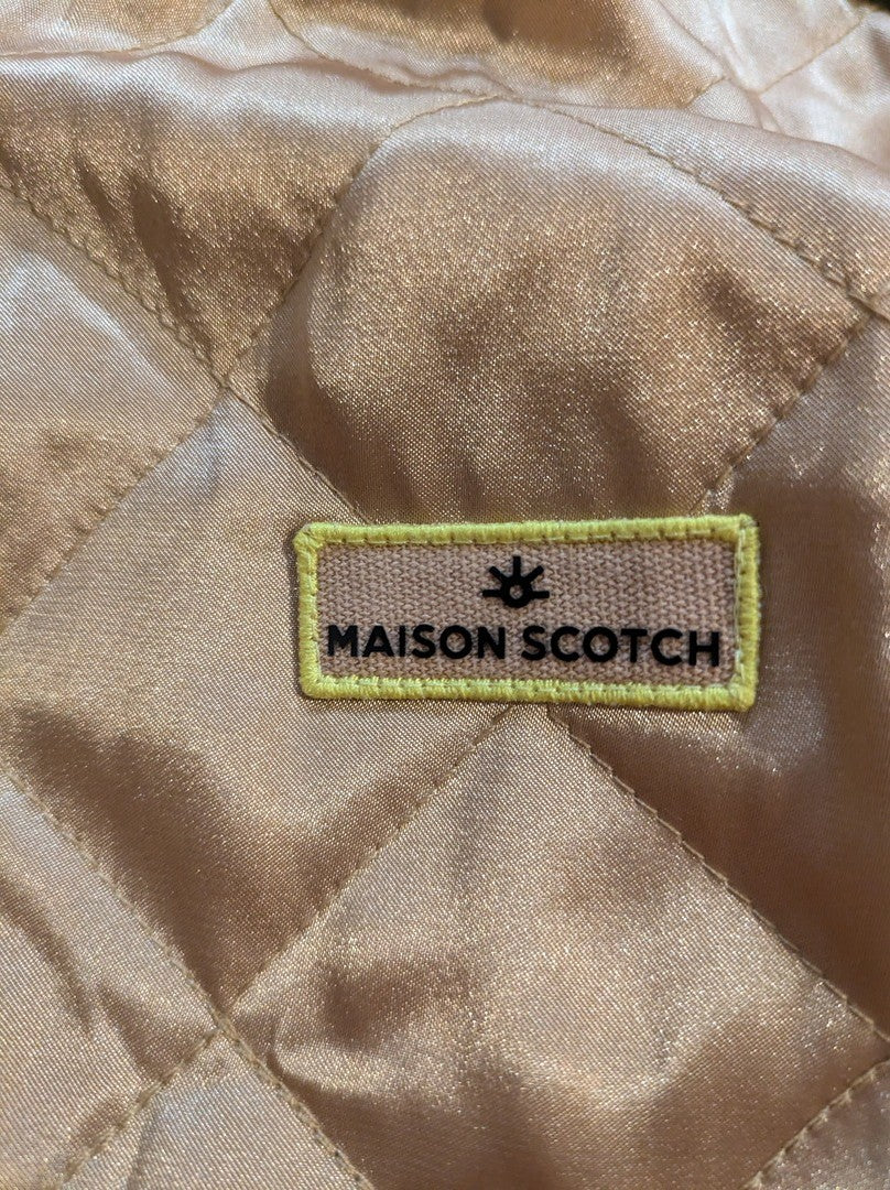 Bomber Maison Scotch - Xs - Or - Réversible