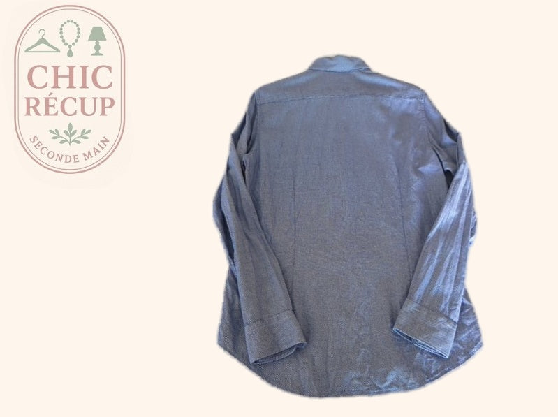 Chemise Seidensticker - M - Bleu - Slim