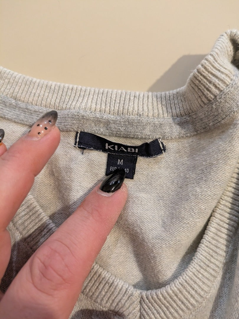 Pull Kiabi - M - Gris - Paval-79