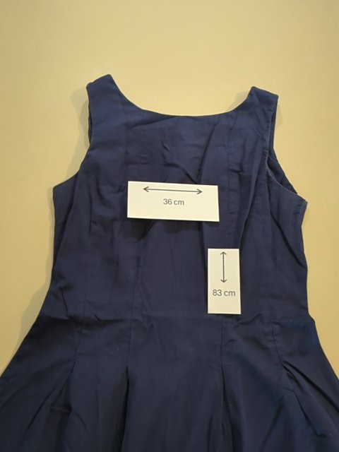 Robe Casual - Camaïeu - S - Bleu - Chiou-06