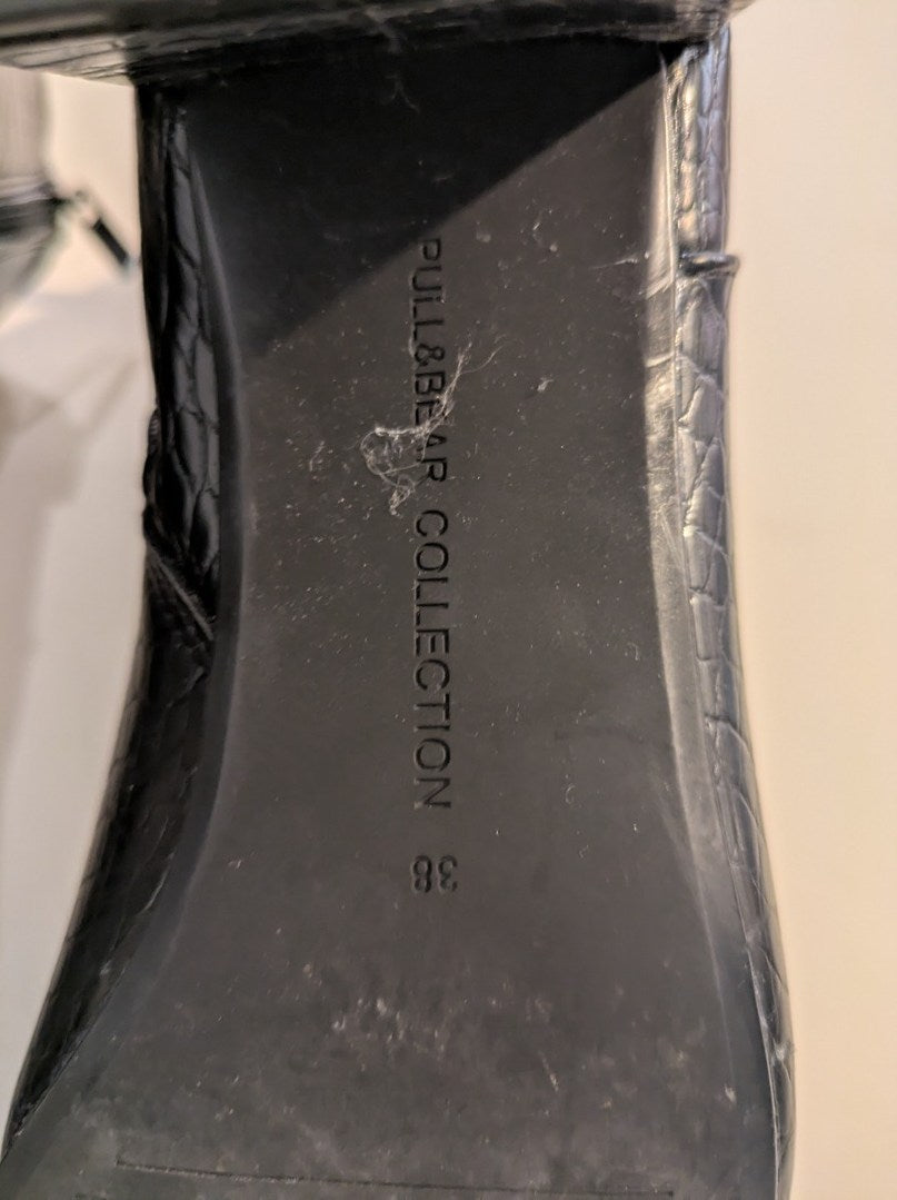 Bottines Pull & Bear - 38 - Noir - Mache-56