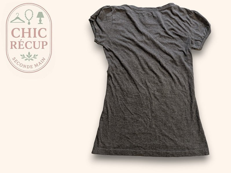 T-shirt Lolaliza - Xs - Gris - Qubur-87