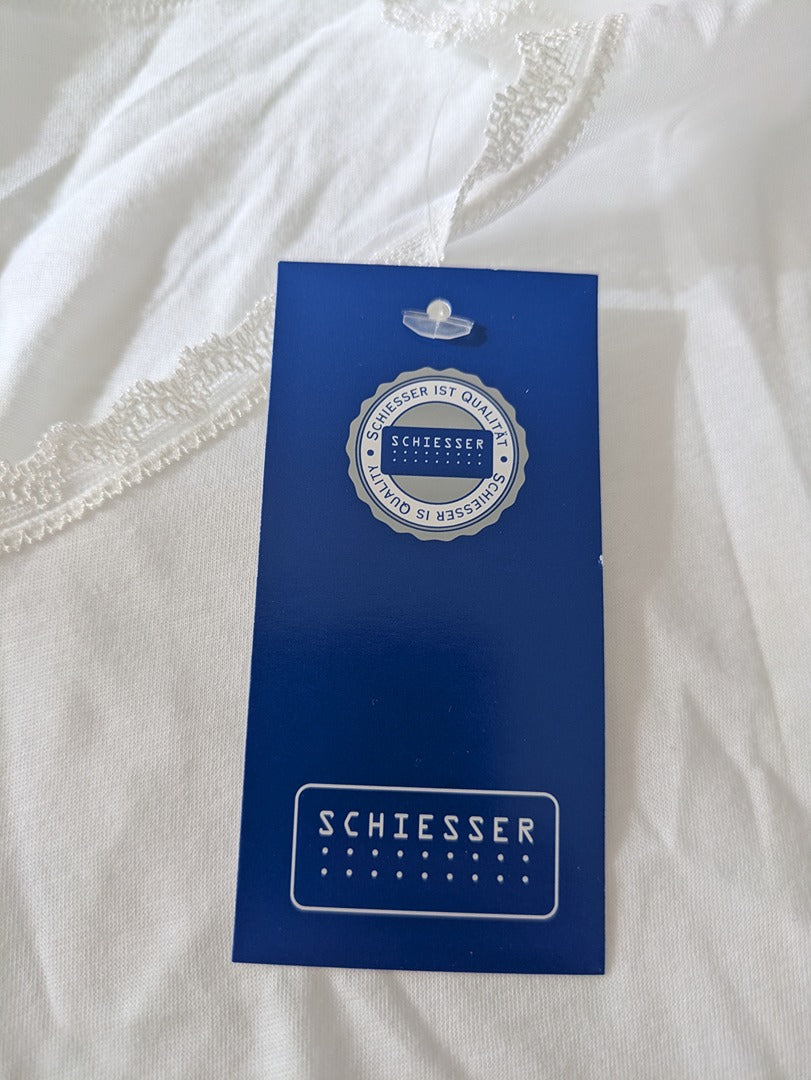 T-shirt Schiesser - Xxxl - Blanc - Labag-326
