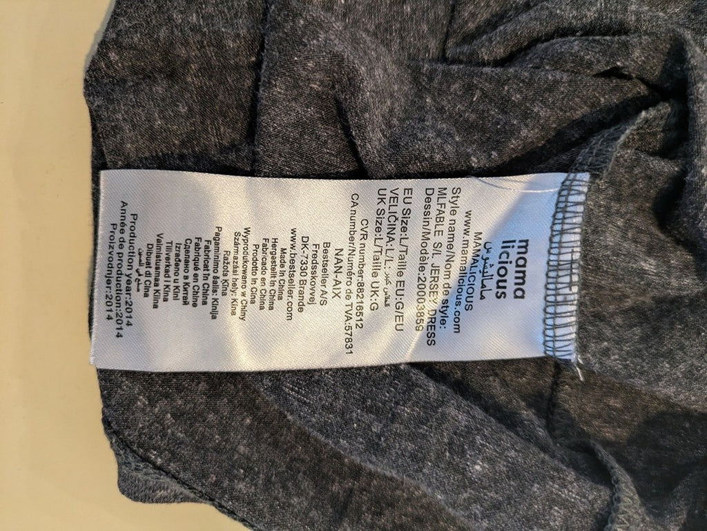 Robe Mamalicious - L - Gris - Erbul-97