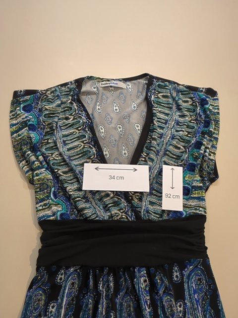 Robe Casual - Bailey Blue - S - Bleu - iscou-24