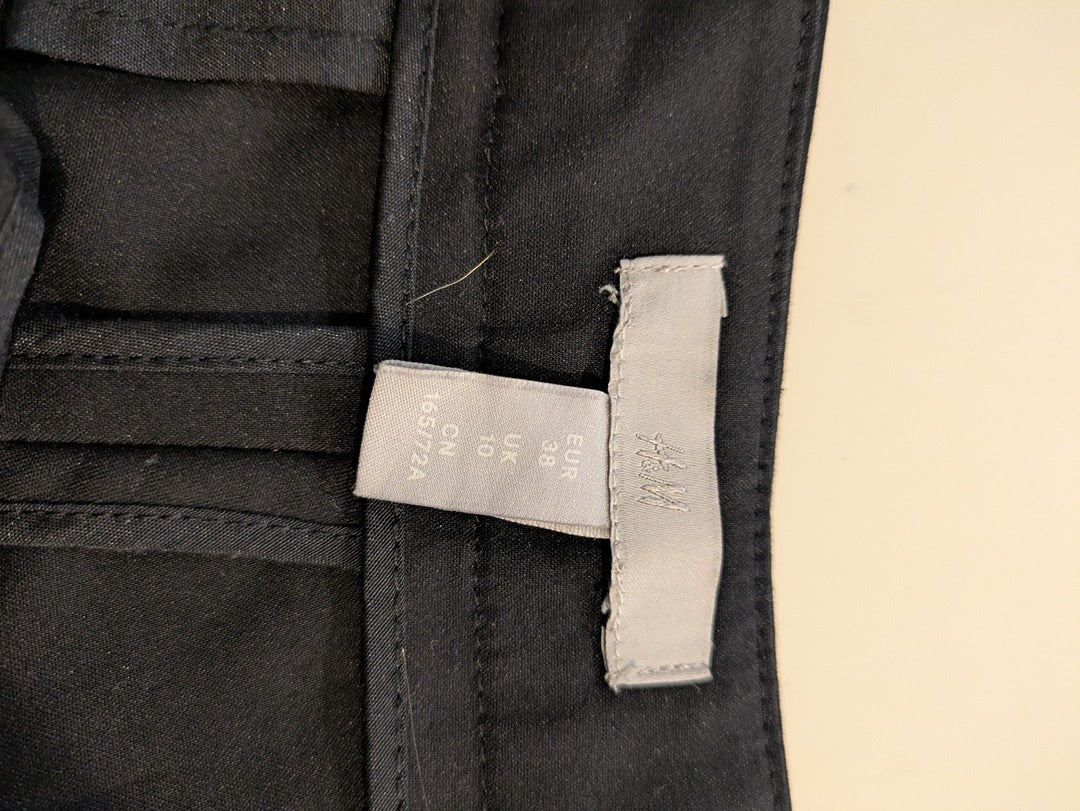 Pantalon tailleur H&m - 38 - Noir - Basique