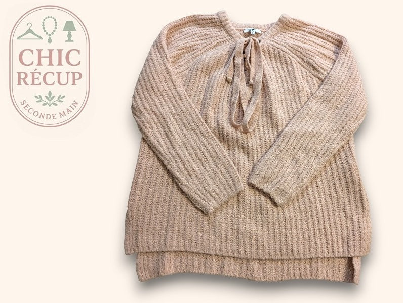 Pull D'hiver Jennyfer - M - Crème Rose - Chpav-22
