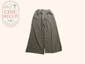 Pantalon À Jambes Larges Shein - M - Vert - Evvio-58