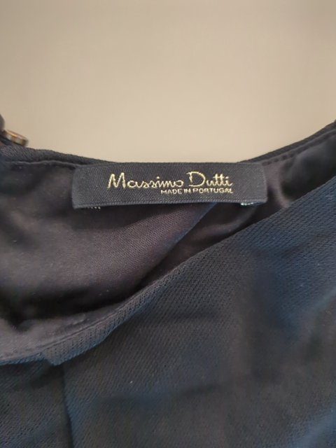 Robe Midi - Massimo Dutti - Xs - Noir - Sthas-19