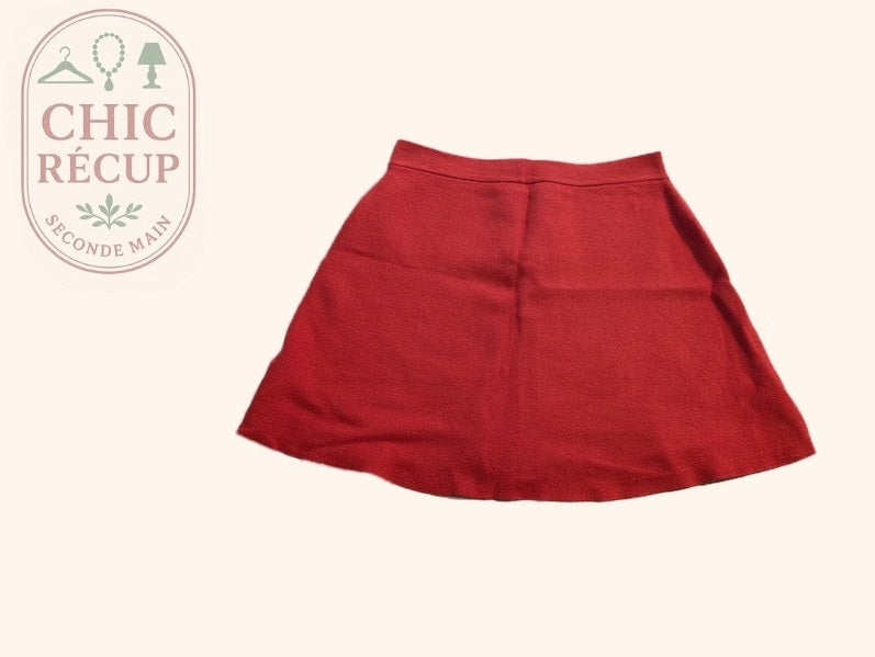 Mini-jupe Promod - S - Rouge - Mache-22