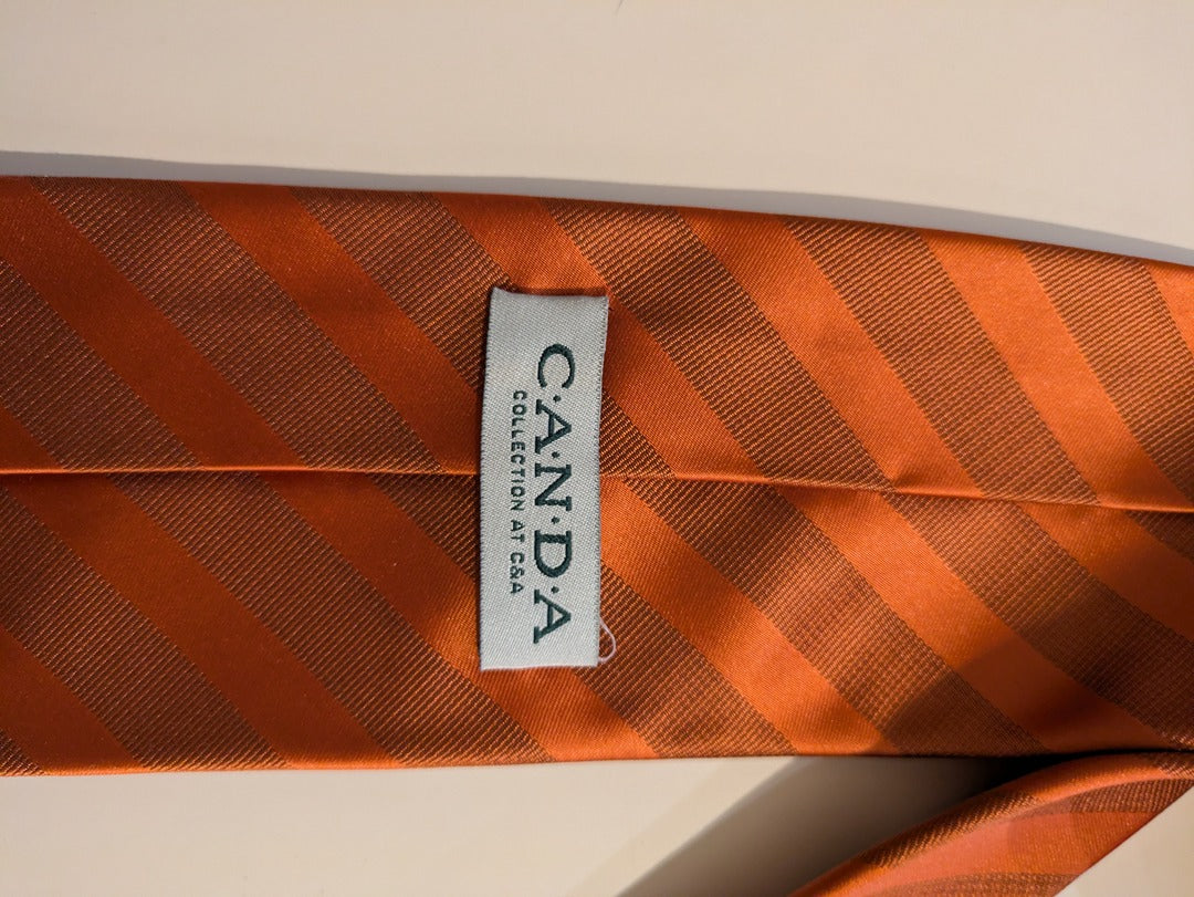 Cravate Canda - Taille Unique - Orange - Phleg-43