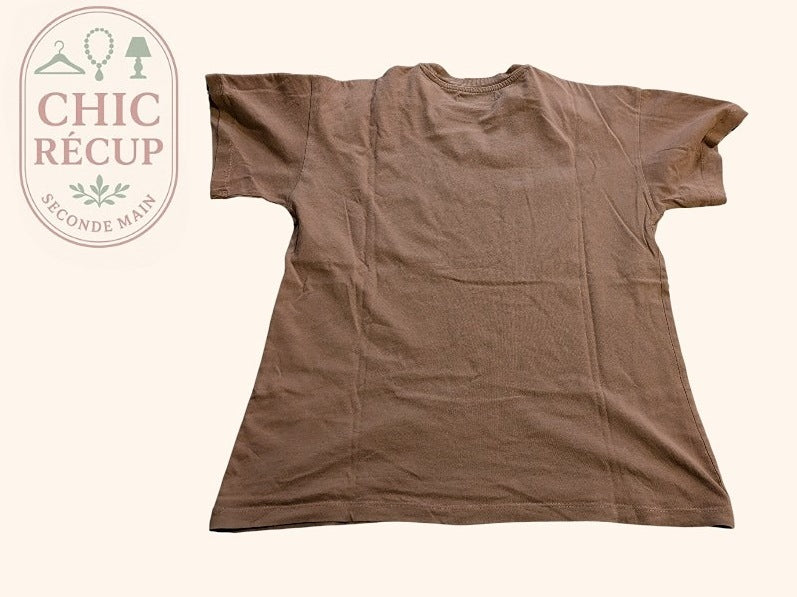 T-shirt Bershka - Xs - Beige - Shbad-94