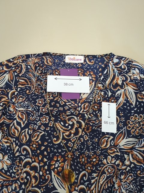 Blouse - Toscane - Fr 42 - Bleu - Sasch-15