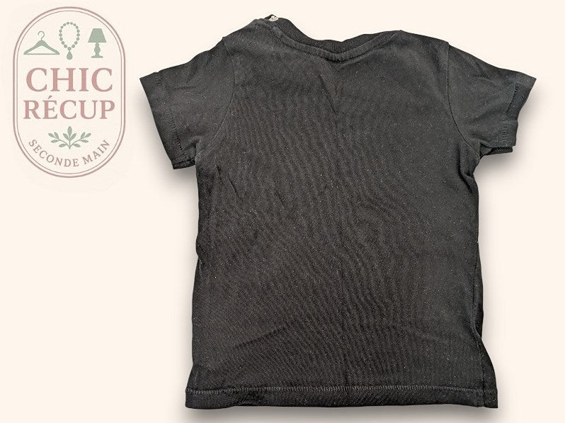 T-shirt H&m - 6-9 Mois / 68 Cm - Noir - Erbul-42
