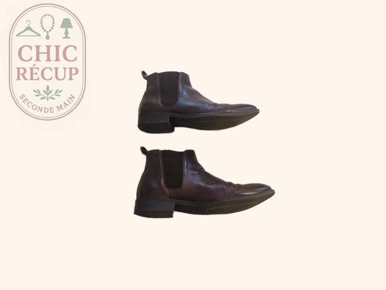 Bottines Chelsea - Bocage - 45 - Marron - Fregl-01