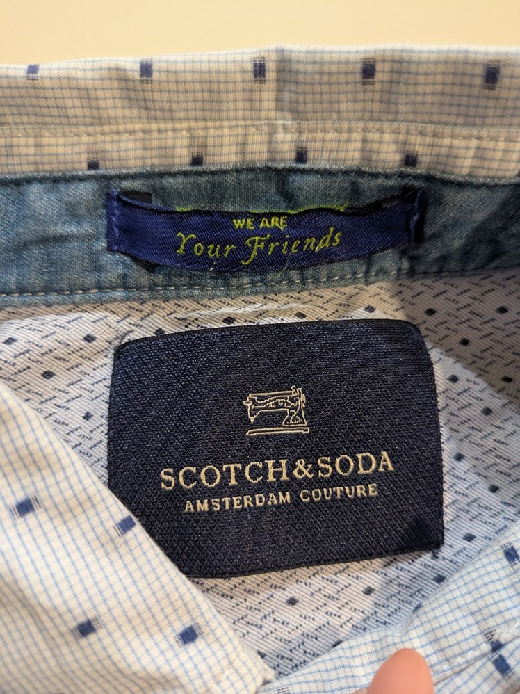 Chemise à Motifs Scotch & Soda - S - Bleu Clair - Magil-10