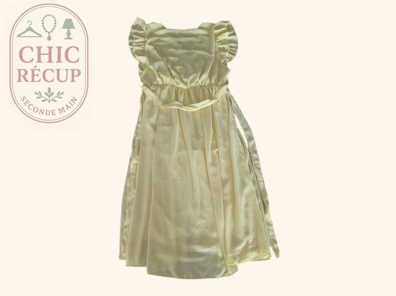 Robe Midi Sans Marque - M - Jaune - Myfed-204