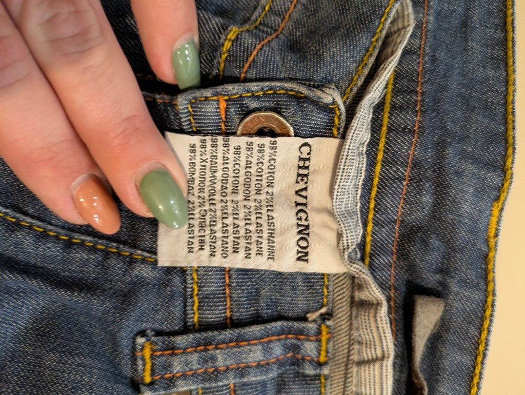 Jeans Evasé Chevignon - 38 - Bleu - Mache-19