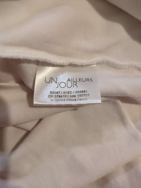T-shirt - Un Jour Ailleurs - L - Blanc - Qubur-146