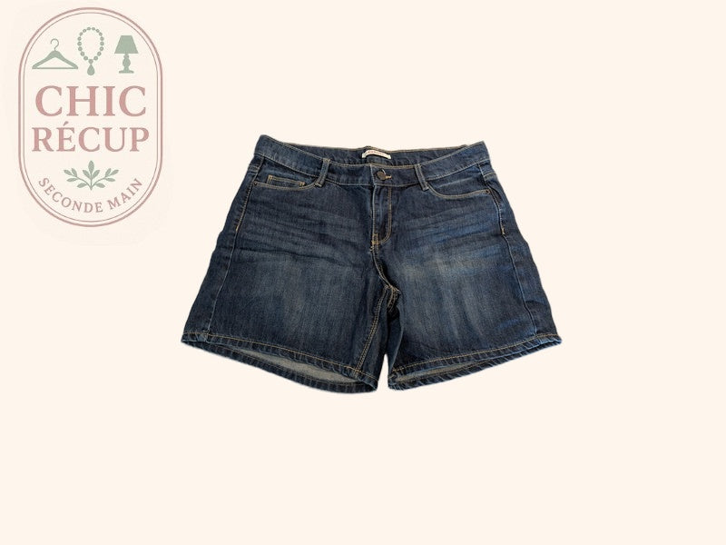 Short En Jean Camaïeu - 40 - Bleu - Evvio-20