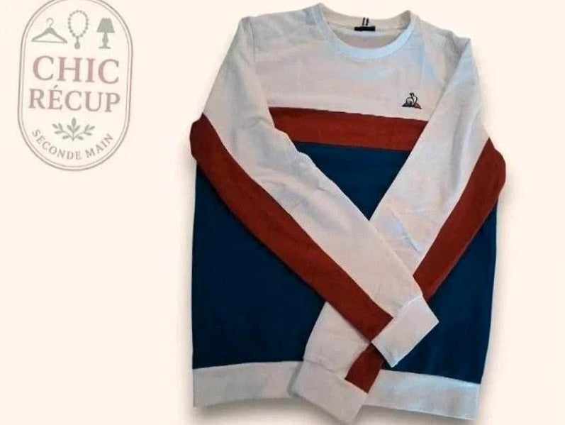Pull Ras De Cou Le Coq Sportif - S - Blanc - Ayzan-38