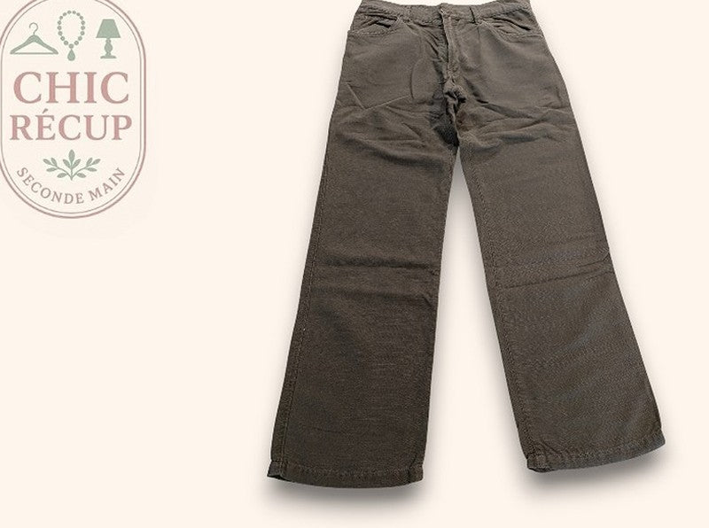Jeans Coupe Droite Celio - L - Kaki - Qubur-14