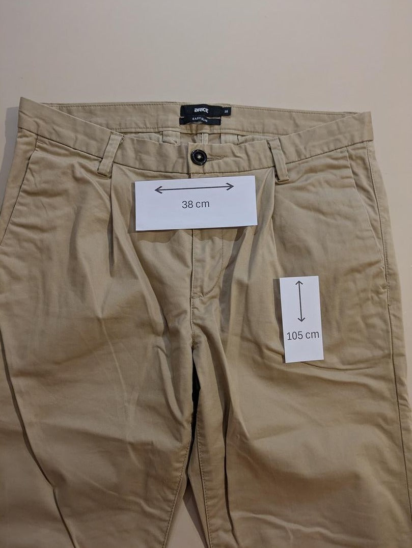 Chino Brice - M - Beige - Grdec-18