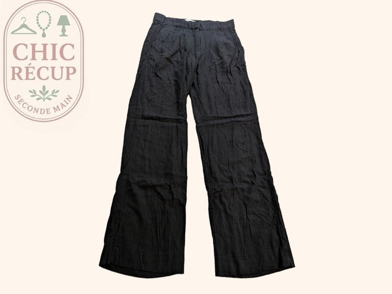 Pantalon large Abercrombie & Fitch - 34 - Noir - Lin