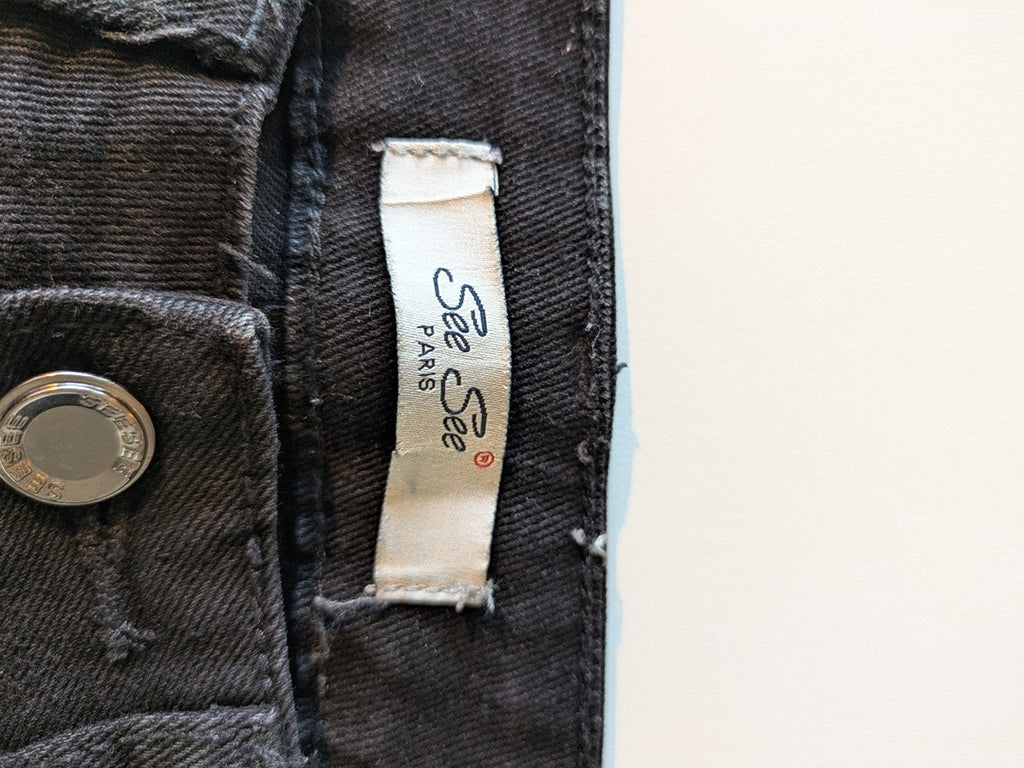 Jeans Droit See See - S - Noir - Yuark-06