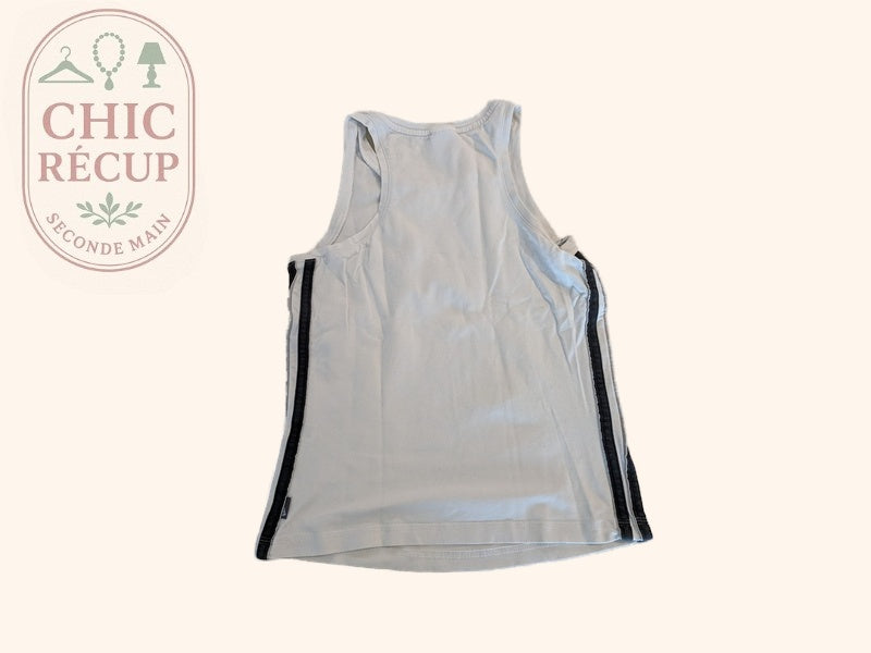Débardeur de sport Adidas - M - Blanc