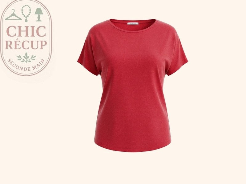 T-shirt Amisu - M - Rouge - Chpav-108