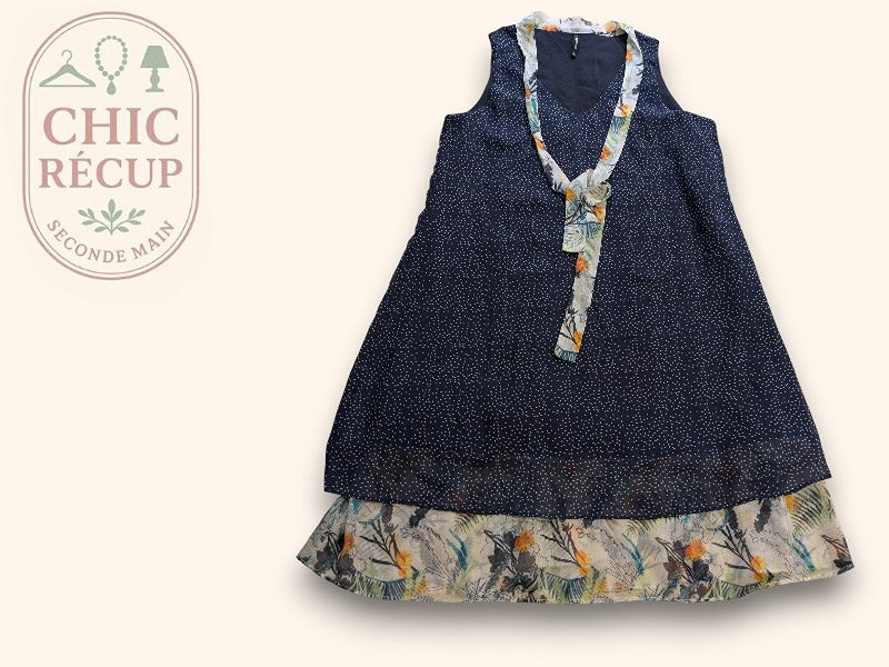 Robe Midi Smash - M - Marine - Qubur-70