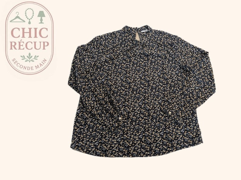 Blouse Only - 38 - Marine - Imprimé Floral