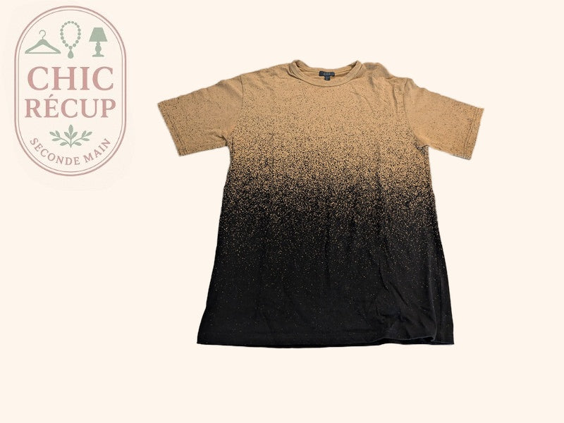 T-shirt imprimé Cos - M - Marron et Noir