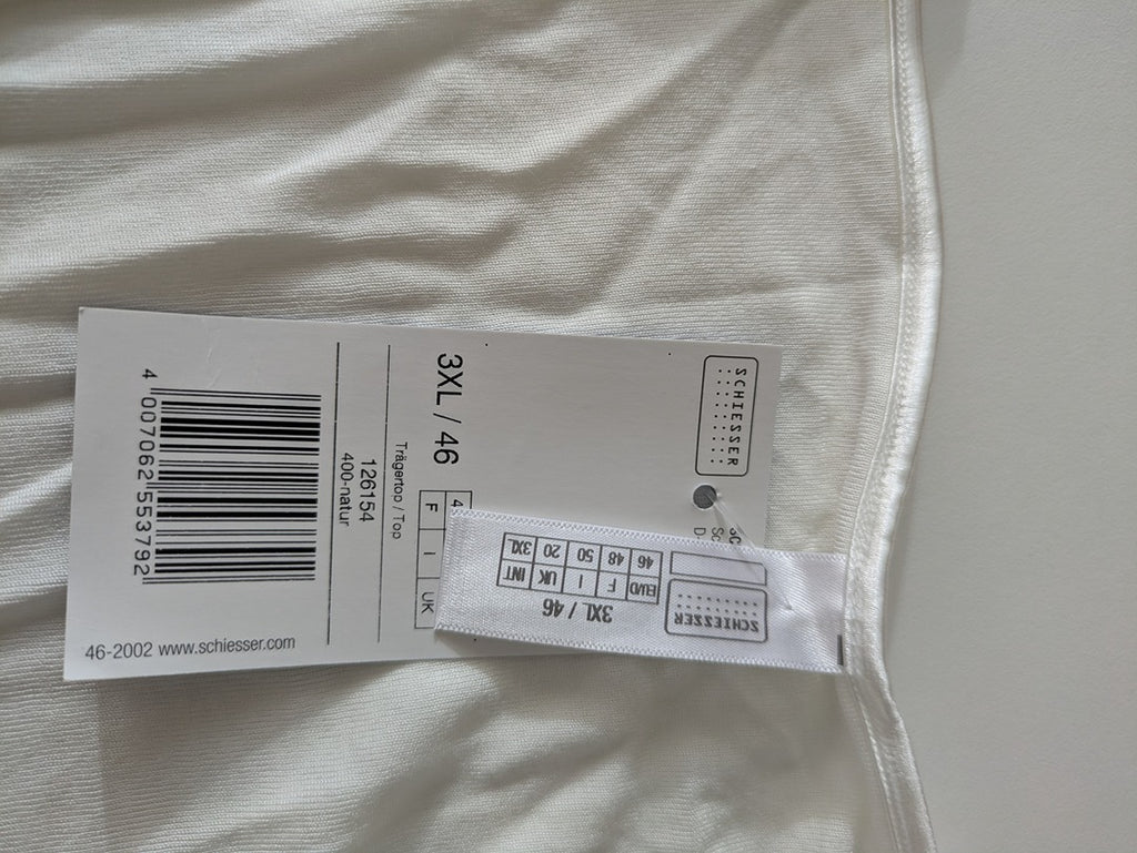 Débardeur Schiesser - Xxxl - Crème - 126154