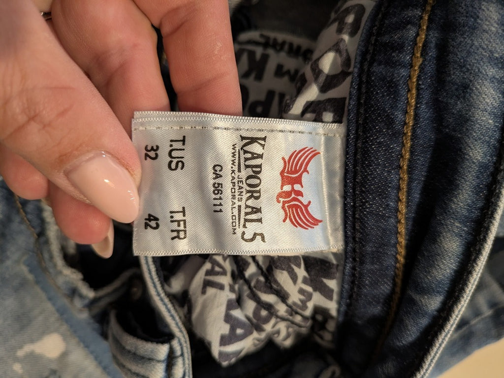 Jeans Coupe Droite Kaporal - L - Bleu Clair - Thgen-3