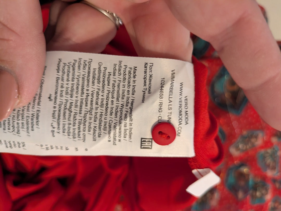 Tunique Vero Moda - S - Rouge