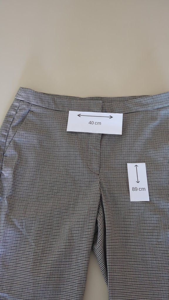 Tailleur pantalon H&m - 42 - Gris - Motif pied-de-poule